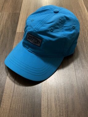 AFTCO Fishing Mens Blue Hat Cap